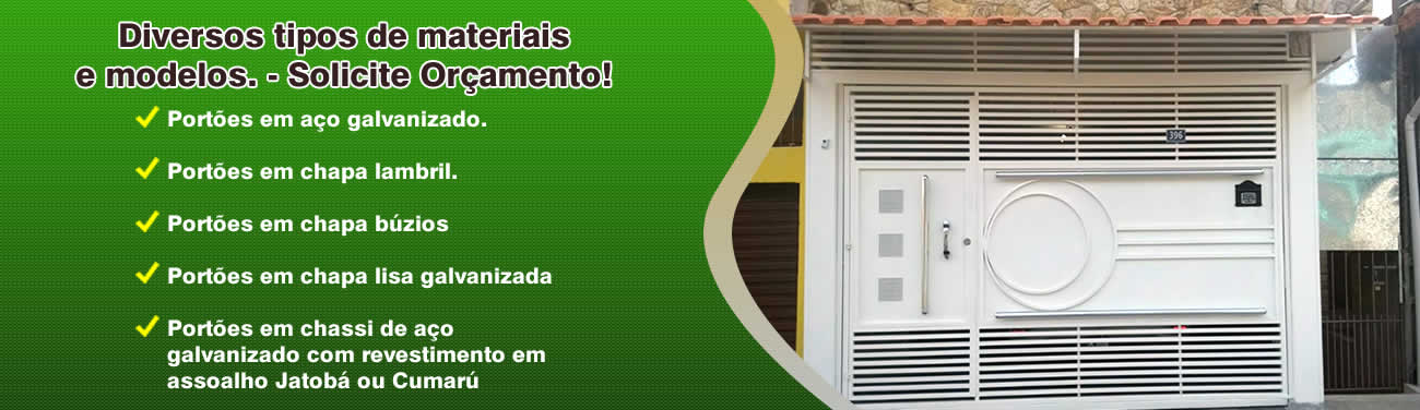 Diversos tipos de materiais e modelos. - Solicite Orçamento!!